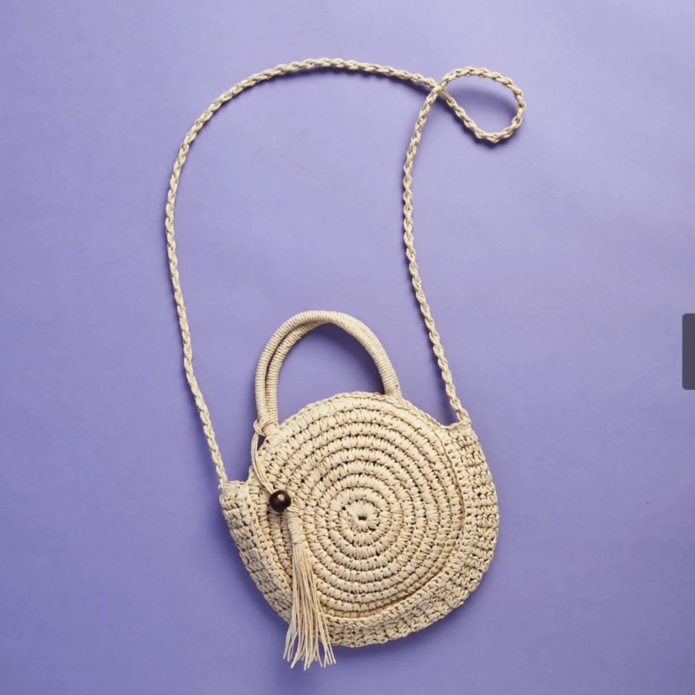 Solid and Striped Boho Beach Crossbody Bag